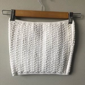 Aritzia Babaton white tube top S